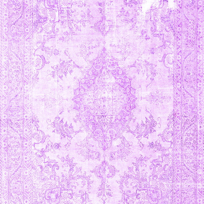 Machine Washable Persian Purple Traditional Area Rugs, wshtr4533pur