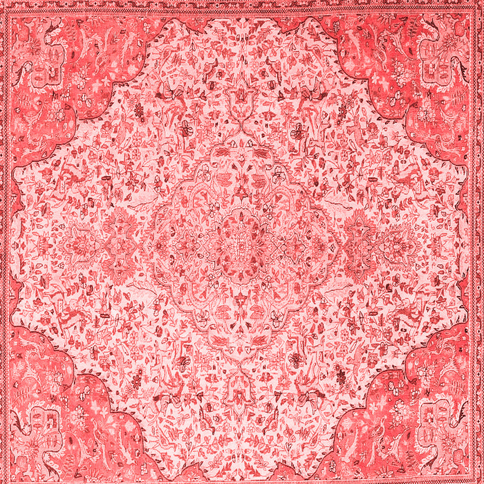Machine Washable Persian Red Traditional Rug, wshtr4534red