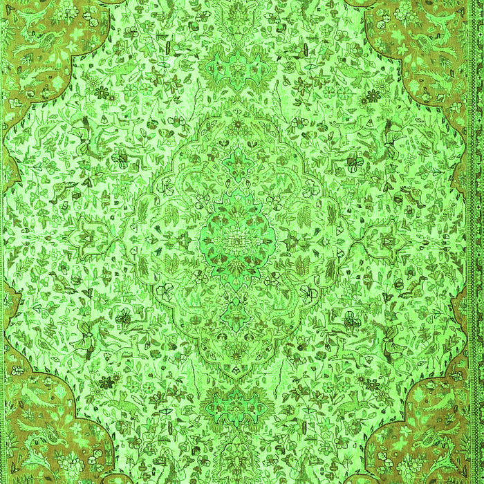 Persian Green Traditional Rug, tr4534grn