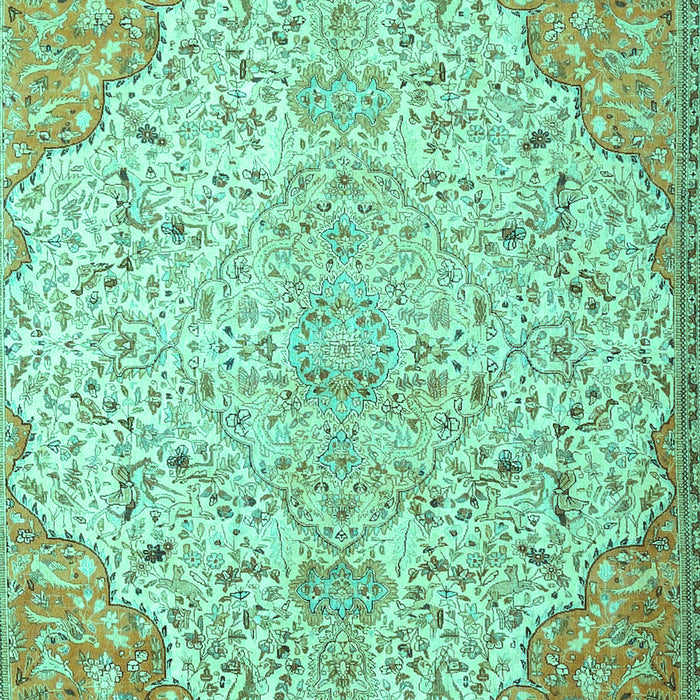 Persian Turquoise Traditional Rug, tr4534turq