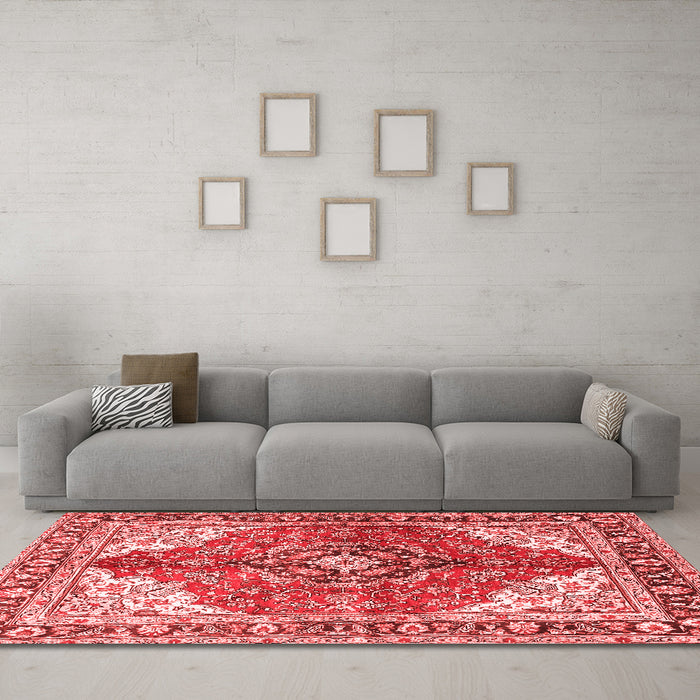Traditional Red Washable Rugs