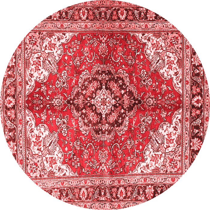 Medallion Red Traditional Rug, tr4535red