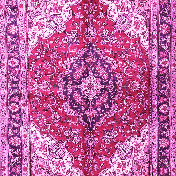 Medallion Pink Traditional Rug, tr4535pnk