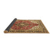 Sideview of Medallion Brown Traditional Rug, tr4535brn
