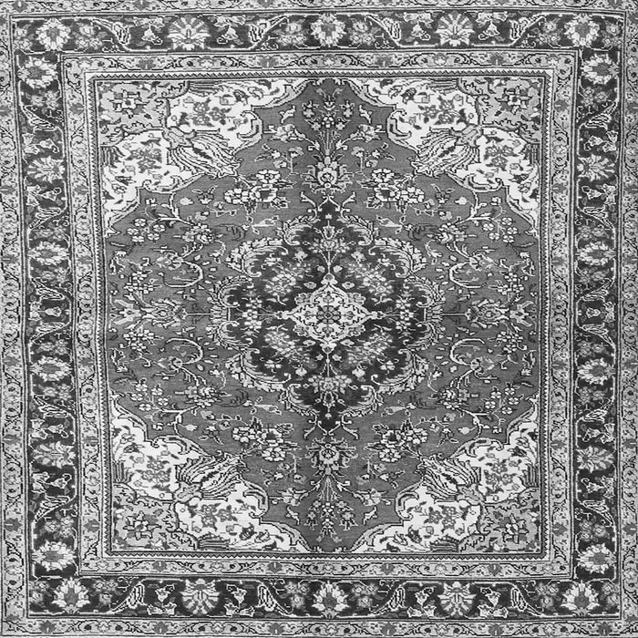 Serging Thickness of Medallion Gray Traditional Rug, tr4535gry
