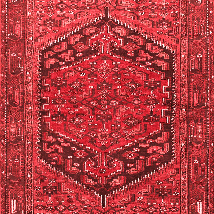 Machine Washable Persian Red Traditional Rug, wshtr4536red