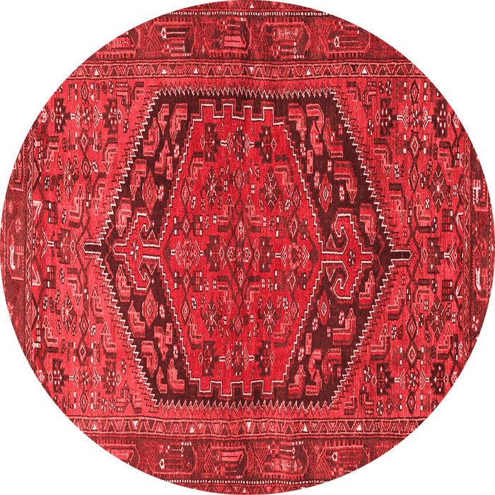 Machine Washable Persian Red Traditional Rug, wshtr4536red
