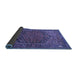 Sideview of Persian Blue Traditional Rug, tr4536blu