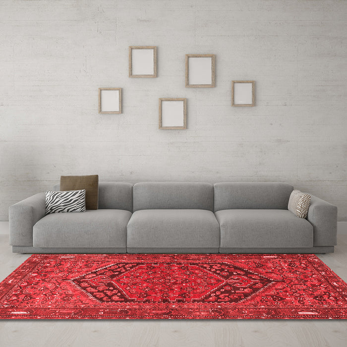 Traditional Red Washable Rugs
