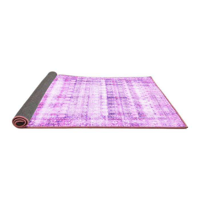 Sideview of Persian Purple Traditional Rug, tr4537pur