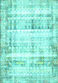 Persian Turquoise Traditional Rug, tr4537turq