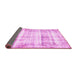 Sideview of Persian Pink Traditional Rug, tr4537pnk