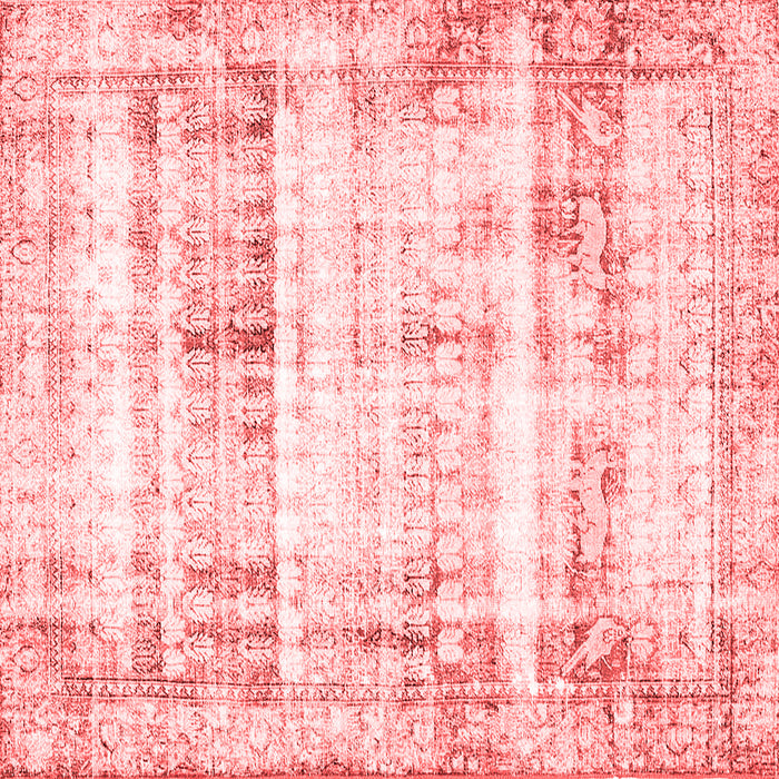 Machine Washable Persian Red Traditional Rug, wshtr4537red