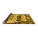 Sideview of Persian Yellow Traditional Rug, tr4538yw