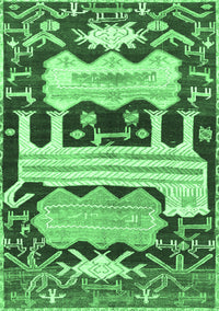 Persian Emerald Green Traditional Rug, tr4538emgrn