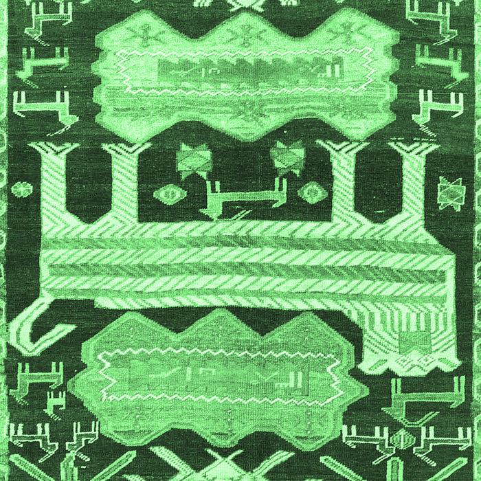 Persian Emerald Green Traditional Rug, tr4538emgrn