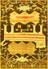 Persian Yellow Traditional Rug, tr4538yw