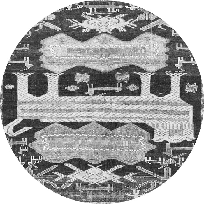 Square Persian Gray Traditional Rug, tr4538gry