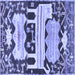 Square Persian Blue Traditional Rug, tr4538blu