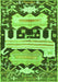 Serging Thickness of Machine Washable Persian Green Traditional Area Rugs, wshtr4538grn