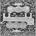 Serging Thickness of Persian Gray Traditional Rug, tr4538gry