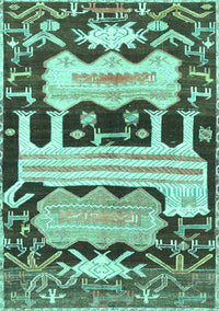 Persian Turquoise Traditional Rug, tr4538turq