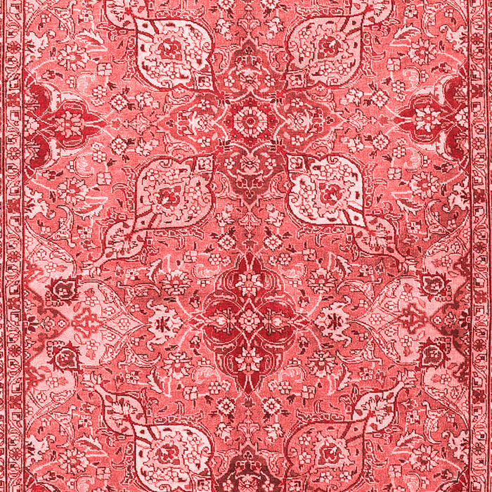 Machine Washable Persian Red Traditional Rug, wshtr4539red