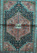 Persian Light Blue Traditional Rug, tr453lblu