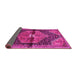 Sideview of Persian Pink Traditional Rug, tr453pnk