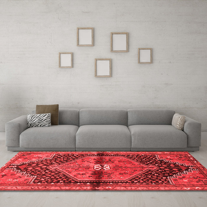 Traditional Red Washable Rugs