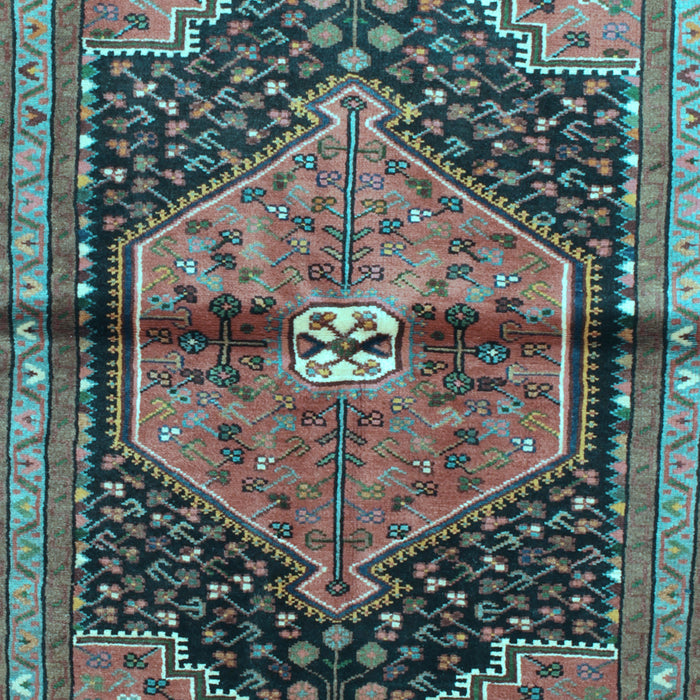 Machine Washable Persian Light Blue Traditional Rug, wshtr453lblu