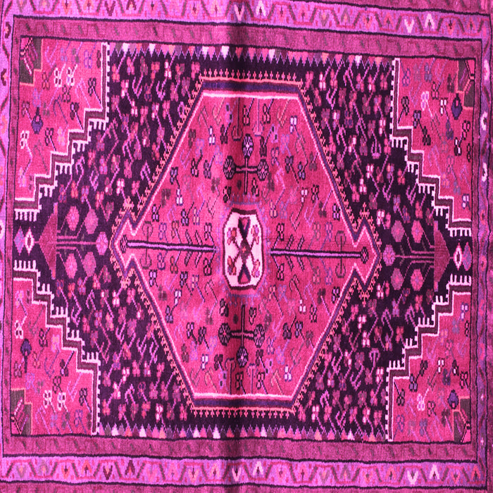 Square Persian Pink Traditional Rug, tr453pnk