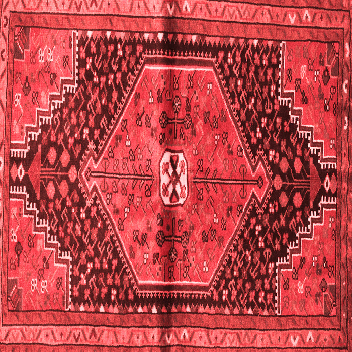 Machine Washable Persian Red Traditional Rug, wshtr453red