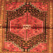 Serging Thickness of Persian Orange Traditional Rug, tr453org