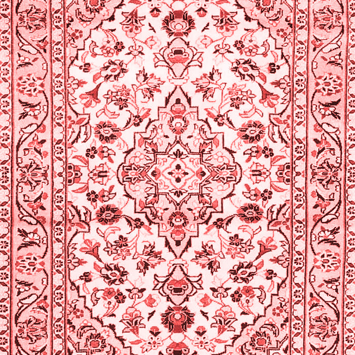 Machine Washable Persian Red Traditional Rug, wshtr4540red