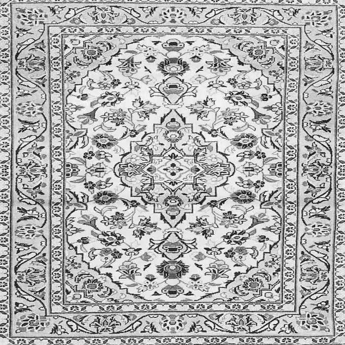 Serging Thickness of Persian Gray Traditional Rug, tr4540gry