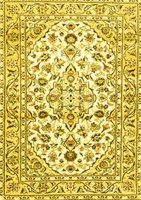 Persian Yellow Traditional Rug, tr4540yw