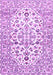 Machine Washable Persian Purple Traditional Area Rugs, wshtr4540pur