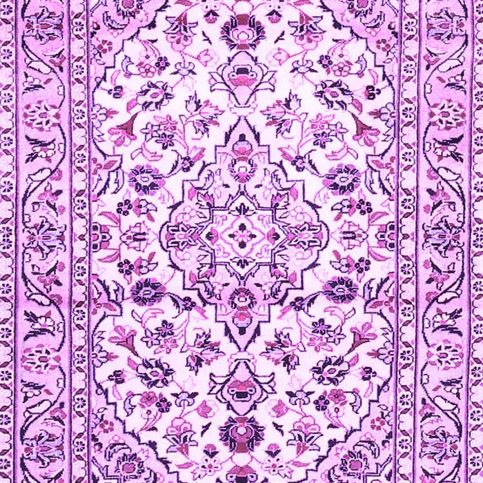 Machine Washable Persian Purple Traditional Area Rugs, wshtr4540pur