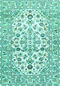 Persian Turquoise Traditional Rug, tr4540turq