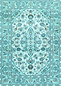 Persian Light Blue Traditional Rug, tr4540lblu