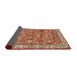 Sideview of Traditional Sandy Brown Persian Rug, tr4541