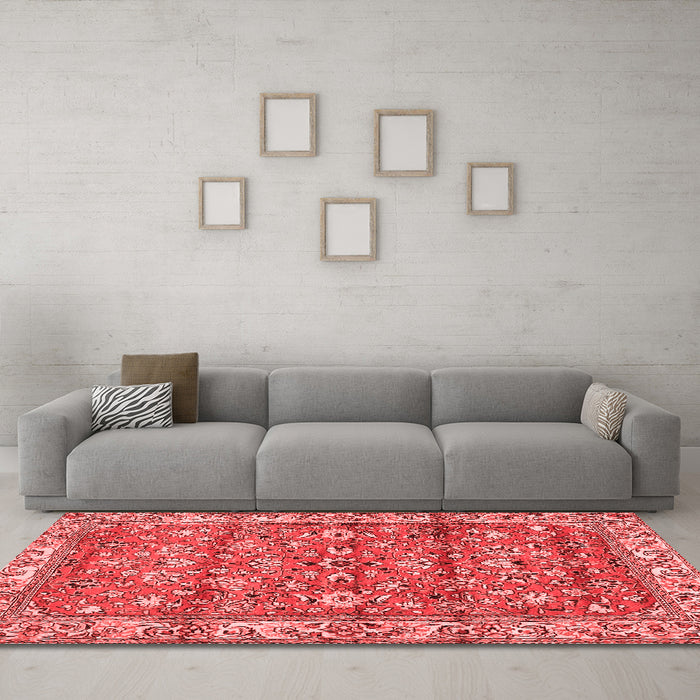 Traditional Red Washable Rugs