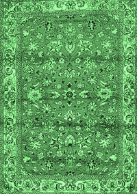 Persian Emerald Green Traditional Rug, tr4541emgrn