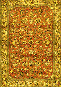 Persian Yellow Traditional Rug, tr4541yw