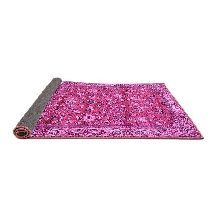 Sideview of Persian Pink Traditional Rug, tr4541pnk