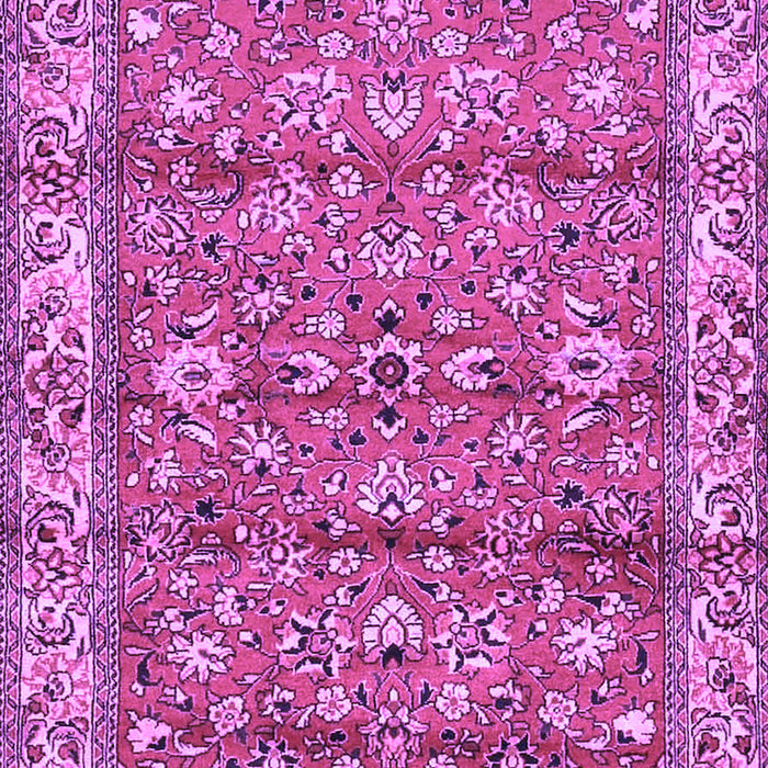 Machine Washable Persian Purple Traditional Area Rugs, wshtr4541pur