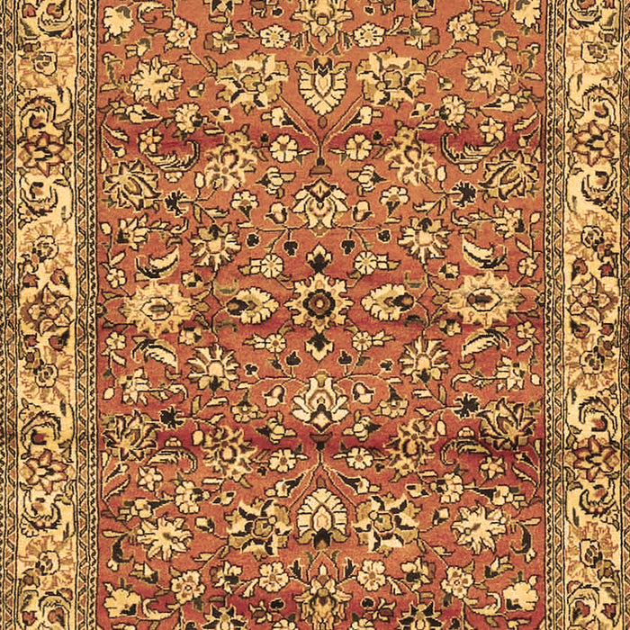 Machine Washable Persian Brown Traditional Rug, wshtr4541brn