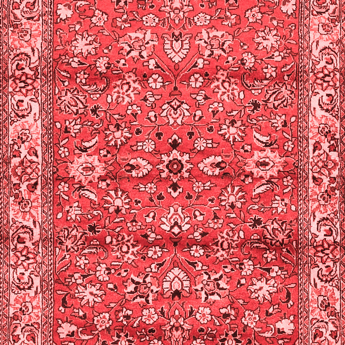 Machine Washable Persian Red Traditional Rug, wshtr4541red
