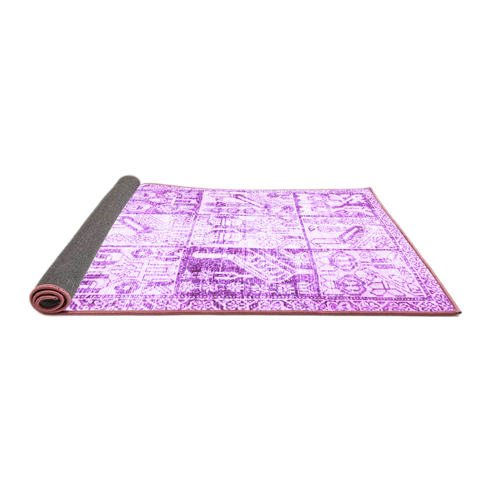 Sideview of Persian Purple Traditional Rug, tr4542pur